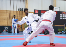 Kumite, Schweiz, Swiss Karate League, 2025, Gossau, Züri Oberland, Januyan Logeswaran, Shukokai Dojo Wetzikon