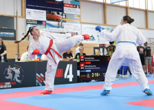 Kumite, Schweiz, Swiss Karate League, 2025, Gossau, Züri Oberland, Shukokai Dojo Wetzikon, Nina Poljak, Aya Ben Aicha
