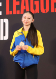 Siegerehrung, Kumite, Schweiz, Swiss Karate League, 2025, Gossau, Züri Oberland, Demet Özdemir, Karaté Club Jaguar Vallorbe