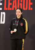 Siegerehrung, Kumite, Schweiz, Swiss Karate League, 2025, Gossau, Züri Oberland, Pia Dumitras, Hayabusa Karate Do Basel