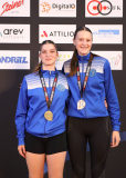 Siegerehrung, Kumite, Schweiz, Swiss Karate League, 2025, Gossau, Züri Oberland, Karatedo Lyss-Aarberg, Melina Pulver, Noemi Emma Mühlemann