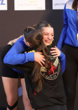 Siegerehrung, Kumite, Schweiz, Swiss Karate League, 2025, Gossau, Züri Oberland, Karatedo Lyss-Aarberg, Melina Pulver, Ecrin Karadeniz, Hayabusa Karate Do Basel