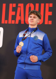 Siegerehrung, Kumite, Schweiz, Swiss Karate League, 2025, Gossau, Züri Oberland, Elia Roncagalli, Karatedo Lyss-Aarberg