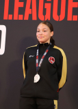 Siegerehrung, Kumite, Schweiz, Swiss Karate League, 2025, Gossau, Züri Oberland, Danicha Buerki, Hayabusa Karate Do Basel