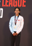 Siegerehrung, Kumite, Schweiz, Swiss Karate League, 2025, Gossau, Züri Oberland, Nesalini Sripalan, JAPAN KARATEDO ITOSU-KAI - SCHWEIZ