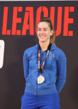 Siegerehrung, Kumite, Schweiz, Swiss Karate League, 2025, Gossau, Züri Oberland, Nina Radjenovic, Karatedo Lyss-Aarberg