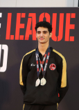 Siegerehrung, Kumite, Schweiz, Swiss Karate League, 2025, Gossau, Züri Oberland, Ahmad Khames, Hayabusa Karate Do Basel