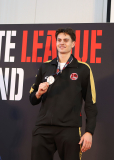 Siegerehrung, Kumite, Schweiz, Swiss Karate League, 2025, Gossau, Züri Oberland, Nico Sparer, Hayabusa Karate Do Basel