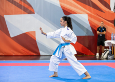 Zürich,Swiss Karate League,2026,SKL,Saalsporthalle,Kata,Maia Ritz,Quirici2020