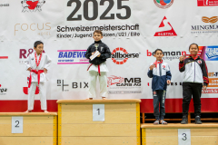 Siegerehrung, Schweiz, Schweizermeisterschaft, Sursee, 2025, Championnat Suisse, Swiss Championship, Switzerland, KARATE - CLUB SENSE DÜDINGEN - RIFFENMATT, Karaté Club Thônex, RYUEI-RYU Karate ZH-Suisse, Karate Emme, Anuar Hyda, Sotaro Tanimoto, Eliano Nemati, Sven Gustafsson