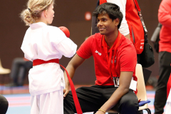 2024, Swiss International Junior Open, Basel, Schweiz, Kumite, Januyan Logeswaran, Mira Hoffmann, Shukokai Dojo Wetzikon