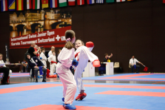 2024, Swiss International Junior Open, Basel, Schweiz, Kumite, Mira Hoffmann, Amelie Gjergjaj, Shukokai Dojo Wetzikon, Kimura Shukokai Karate Limmattal