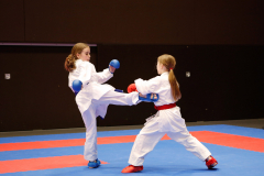 2024, Swiss International Junior Open, Basel, Schweiz, Kumite, Mia Sara Cajic, Ellie Keller, Shukokai Dojo Wetzikon, Kimura Shukokai Karate Limmattal