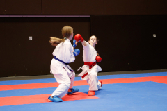 2024, Swiss International Junior Open, Basel, Schweiz, Kumite, Mia Sara Cajic, Ellie Keller, Shukokai Dojo Wetzikon, Kimura Shukokai Karate Limmattal