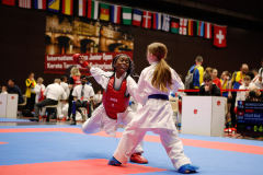 2024, Swiss International Junior Open, Basel, Schweiz, Kumite, Cayssie Muangu, Ellie Keller, Shukokai Dojo Wetzikon, Saint Michel Sports Karaté