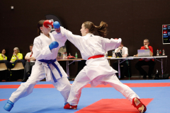 2024, Swiss International Junior Open, Basel, Schweiz, Kumite, Lenya Lawrenz, Sarah Garcete, Shukokai Dojo Wetzikon, Shorin Ryu Karate Do Kloten