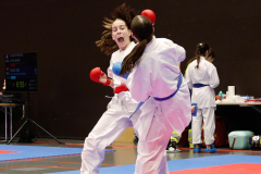 2024, Swiss International Junior Open, Basel, Schweiz, Kumite, Lenya Lawrenz, Sarah Garcete, Shukokai Dojo Wetzikon, Shorin Ryu Karate Do Kloten