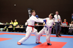 2024, Swiss International Junior Open, Basel, Schweiz, Kumite, Gianna Dalla Lana, Imene Aitouarabi, Shukokai Dojo Wetzikon, Comité Départemental Essonne Karaté