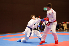 2024, Swiss International Junior Open, Basel, Schweiz, Kumite, Tobias Riedel, Cebrail Baumgartner, Shukokai Dojo Wetzikon, SSKF Karate Team