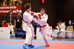 2024, Swiss International Junior Open, Basel, Schweiz, Kumite, Tobias Riedel, Cebrail Baumgartner, Shukokai Dojo Wetzikon, SSKF Karate Team
