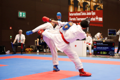 2024, Swiss International Junior Open, Basel, Schweiz, Kumite, Karl Ravas, Nourden Oubaoune, Shukokai Dojo Wetzikon, Karate-Do Balsthal