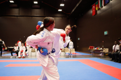 2024, Swiss International Junior Open, Basel, Schweiz, Kumite, Larissa De Carlo, Shukokai Dojo Wetzikon