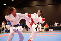 2024, Swiss International Junior Open, Basel, Schweiz, Kumite, Larissa De Carlo, Shukokai Dojo Wetzikon