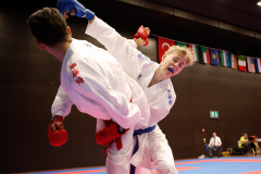 2024, Swiss International Junior Open, Basel, Schweiz, Kumite, Matteo Scagnetti, Elija Sieber, Shukokai Dojo Wetzikon, Karateschule Altstätten
