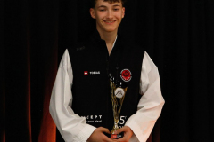 2024, Swiss International Junior Open, Basel, Schweiz, Siegerehrung, Tobias Riedel, Shukokai Dojo Wetzikon
