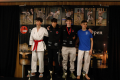 2024, Swiss International Junior Open, Basel, Schweiz, Kumite, Elia Ochsner, Andrej Gojkovic, Iven Krummenacker, Lawrence Dragos Braga, Shukokai Dojo Wetzikon, Fudokan Karate Basel, Comité Départemental Essonne Karaté