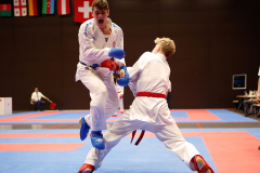 2024, Swiss International Junior Open, Basel, Schweiz, Kumite, Jannis Lawrenz, Olivér Czudor, Shukokai Dojo Wetzikon, DMTK HUN