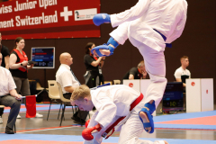 2024, Swiss International Junior Open, Basel, Schweiz, Kumite, Jannis Lawrenz, Olivér Czudor, Shukokai Dojo Wetzikon, DMTK HUN