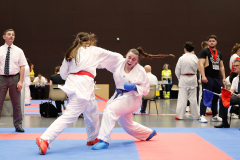 2024, Swiss International Junior Open, Basel, Schweiz, Kumite, Maia Ewing, Nina Poljak, Shukokai Dojo Wetzikon, CEK-Association