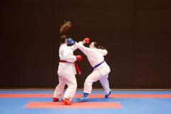 2024, Swiss International Junior Open, Basel, Schweiz, Kumite, Aya Ben Aicha, Elif Olcay, Shukokai Dojo Wetzikon, K-C- Shogun Memmingen