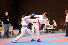 2024, Swiss International Junior Open, Basel, Schweiz, Kumite, Nina Poljak, Andrijana Jenic, Shukokai Dojo Wetzikon