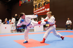 2024, Swiss International Junior Open, Basel, Schweiz, Kumite, Ella Goede, Liliane Burri, Shukokai Dojo Wetzikon, Karatedo Lyss-Aarberg