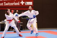 2024, Swiss International Junior Open, Basel, Schweiz, Kumite, Larissa De Carlo, Noemi Emma Mühlemann, Shukokai Dojo Wetzikon, Karatedo Lyss-Aarberg