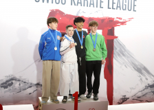 2025, Swiss Karate League, Bonstetten, Schweiz, Kata, Siegerehrung, Corsin Dion Lüthy, Karl Ravas, Ramon Limacher, Seya Hodel, Karate Do Brugg, Karate Akademie Zürich, Karateschule Schötz/Wauwil, Shukokai Dojo Wetzikon