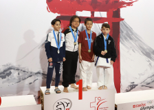 2025, Swiss Karate League, Bonstetten, Schweiz, Kata, Siegerehrung, Sven Gustafsson, Eliano Nemati, Anuar Hyda, Mateo Krizic, Karate Emme, RYUEI-RYU Karate ZH-Suisse, KARATE - CLUB SENSE DÜDINGEN - RIFFENMATT, Ippon Karaté Club Tivoli Genève