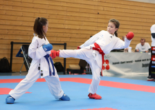2025, Swiss Karate League, Bonstetten, Schweiz, Kumite, Shukokai Dojo Wetzikon, Julia Weiss, Klea Kryeziu, Nippon Training Urdorf / Dietikon