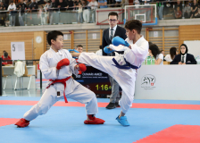 2025, Swiss Karate League, Bonstetten, Schweiz, Kumite, Amed Oumari, Louis Nguyen, Shinsei Kan Lenzburg, Karateschule Sursee