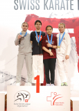 2025, Swiss Karate League, Bonstetten, Schweiz, Kumite, Siegerehrung, Kimura Shukokai Karate Limmattal, Hoitsugan Kyokai Karate Solothurn, Ippon Karaté Club Tivoli Genève, Quirici2020, Viona Jäggi, Mia Sara Cajic, Mobina Mohammadi, Mia Frösch