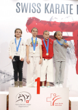 2025, Swiss Karate League, Bonstetten, Schweiz, Kumite, Siegerehrung, Ippon Karaté Club Tivoli Genève, Quirici2020, Kimura Shukokai Karate Limmattal, FUDOKAN KARATE DO BASEL, ELÉANORE Lafourcade, Zoi Dontis, Shelany Rodriguez, Sofia Dinis