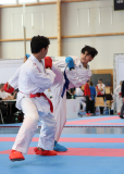 2025, Swiss Karate League, Bonstetten, Schweiz, Kumite, Shukokai Dojo Wetzikon, Devrim Yildirim, Zablonier Alessandro, Karateschule Flawil