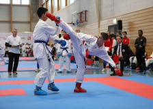 2025, Swiss Karate League, Bonstetten, Schweiz, Kumite, Shukokai Dojo Wetzikon, Ryan Xu, Musa Lorian, Karate Club Valais
