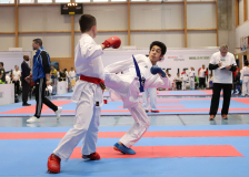 2025, Swiss Karate League, Bonstetten, Schweiz, Kumite, Shukokai Dojo Wetzikon, Caleb Gossweiler, Kyrylo Usov, Karate Do Brugg