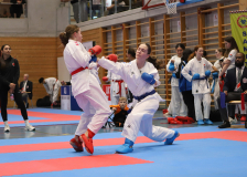 2025, Swiss Karate League, Bonstetten, Schweiz, Kumite, Shukokai Dojo Wetzikon, Lenya Lawrenz, Yuna Müri, KSC Siggenthal