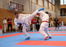 2025, Swiss Karate League, Bonstetten, Schweiz, Kumite, Shukokai Dojo Wetzikon, Patrick Graf, Andrej Komadina, Kimura Shukokai Karate Limmattal