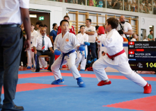 2025, Swiss Karate League, Burgdorf, Schweiz, Kumite, Alexi Simon, Leon Nguyen, Karate Club Fribourg, Shinsei Kan Lenzburg