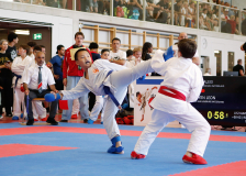 2025, Swiss Karate League, Burgdorf, Schweiz, Kumite, Alexi Simon, Leon Nguyen, Karate Club Fribourg, Shinsei Kan Lenzburg